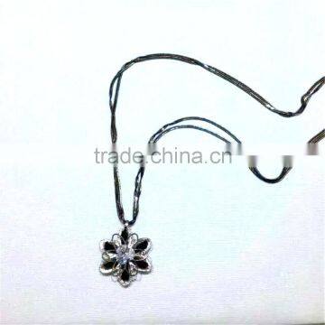 Fashion Necklace, Brass Pendant Necklace, PT2089.