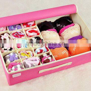 AN24 ANPHY Non-woven High Quality Underwear Storage Box Components 16 or 9 Grids In stock 5 colors household holder box
