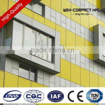 2014 new WGY Commercial Exterior outdoor Wall Cladding/ Compact Laminate Hpl