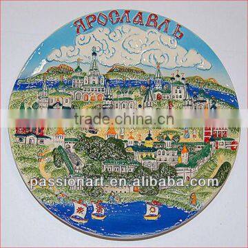 3D Custom Souvenir Ceramic Plates Decorative