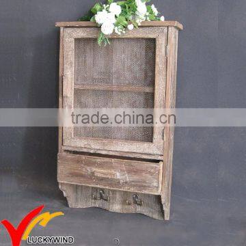 fir living room hanging vintage wooden wall cabinet