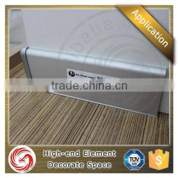 Laminate flooring tile trim aluminum cabinet skirting board for kitchen