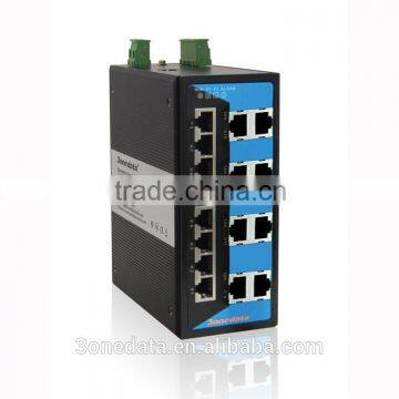 16 ports DIN-Rail Managed Industrial Ethernet Switch