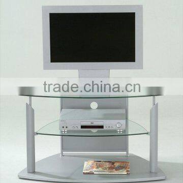 TV Stand/ Metal Sliver TV Showcase