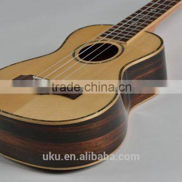 23 Inch Concert Ebony Wooden Ukulele Not Plastic Ukulele photo-5