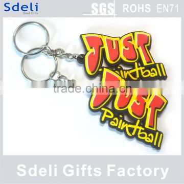 cheap custom soft rubber keychain promotional rubber keytag