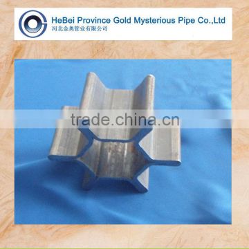 Perforated hexagonal hollow steel tubes cold drawn finished