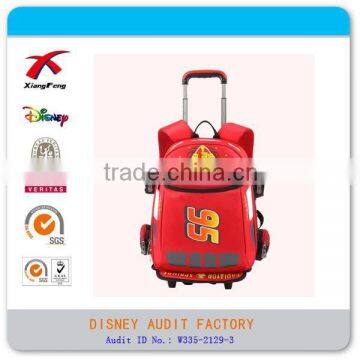 XF B-050 children outdoor backpack red car backpack with trolley