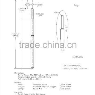 SP1-048145-G01 pcb test probe pin finger test probe single-end probe/single-head probes ict&ic test probes