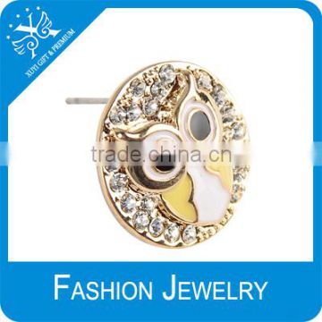 2014 fashion earrings gold earrings for young girls jewelry earrings