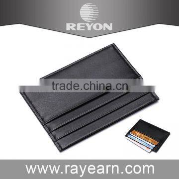 Promotion Leather Gift Wholesale Square Business Name Card Holder Desktop Business Card Holder