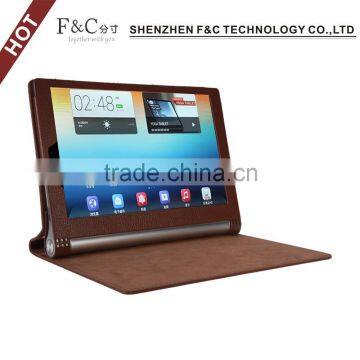 flip cover for lenovo yoga tablet 10'' with card pocket