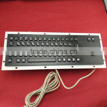 Usual metal keyboard with russian layout