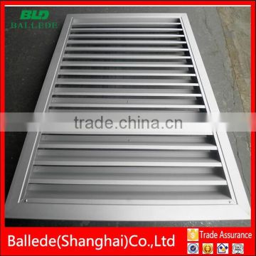 HVAC system powder coated ventilation louver for windows