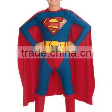 superman costume for kids spandex superman costume CC-1750