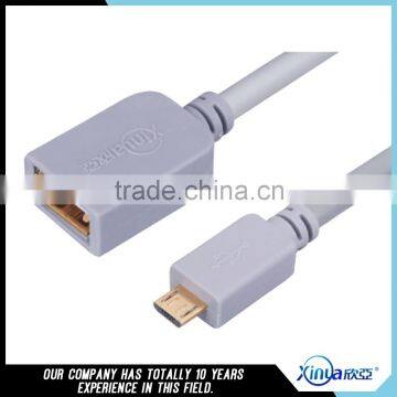 Xinya hot selling low price high quality Micro USB OTG Cable Adapter