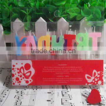 Alphabet Happy Birthday Candle photo-2