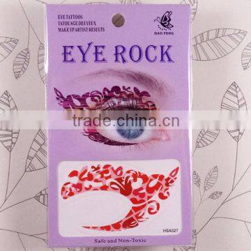 Eyeliner Rock Eye Temporary Tattoo Sticker