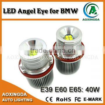 40W White LED Angel Eye lights For E39 E53 X5 E60 E63 E87