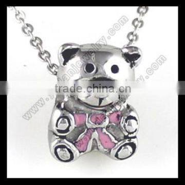 China factory stainless steel panda bead