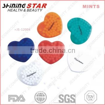 heart shape high quality mints for promotion