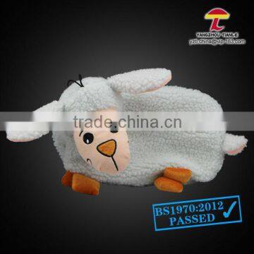 500ml hot water bottle lamb cover