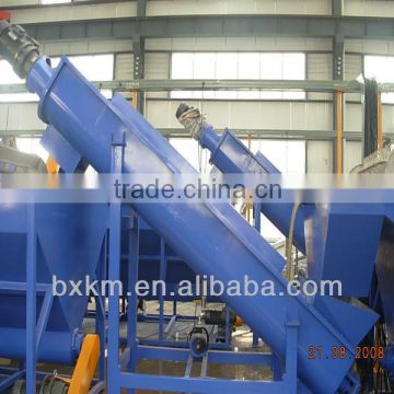 PET plastic recycling crushing wahsing pelletizing line