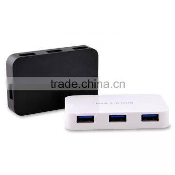 New Micro Mini 4 Ports Usb Hub With Led Logo And Retractable Cable As Gift Promotion