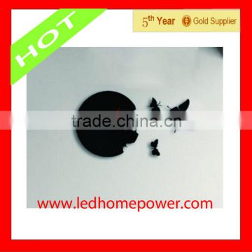 Butterfly wall art clock supplier from china