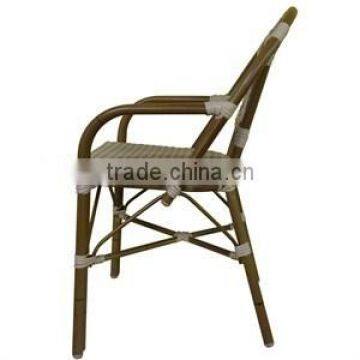 Bamboo Look French Rattan Bistro Chair photo-5