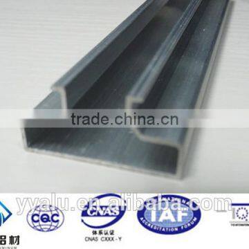 Factory Direct sales aluminum slatwall profile display, 27X7 - 0.8mm