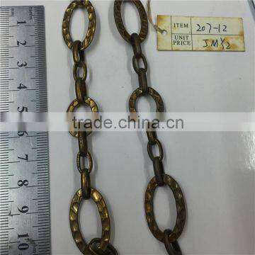 Popular decorative brass handmake chain.latest chain designs for women, waist chain, bag chain, key chain