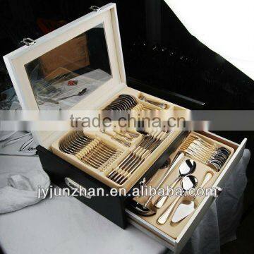 72pcs flatware set of stainless steel 430 material and food certificate