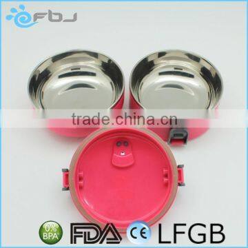 Tableware Set Stainless Steel 2 Layer Thermal Insulation Lunch Box With Seal Lock photo-3