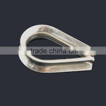 High Polished 304 Stainless Steel Marine Boat Cable Wire Rope Loop Thimble New Products on China Market for Paracord Bracelet photo-2