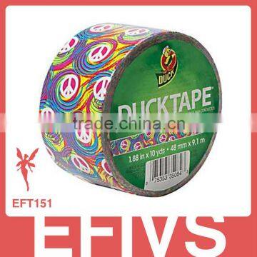 2013 New Arrived Swirl Peace Sign Duck Tape Insulation Wholeseale