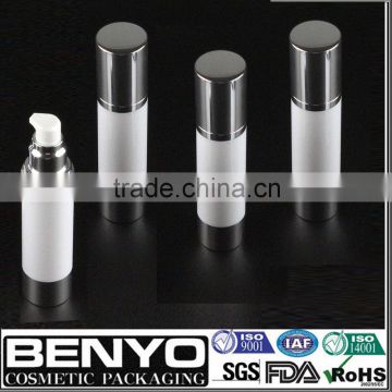 cosmetic airless bottle for skin care products, fancy color cosmetic airless pump bottle