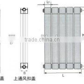 New Style 75*75 Steel-Aluminum Compound Pole Wing Pioneer Radiator photo-3