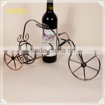 Custom Iron Wine Rack Trolley Metal Craft Ornaments Home Decorations photo-3