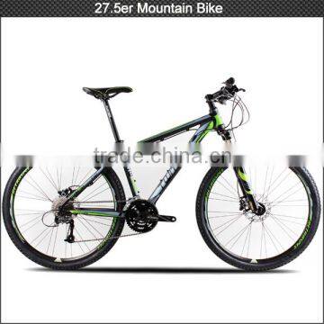 High quality suspension fork aluminum mountain bike with hydraulic disc-brake