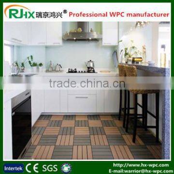 good price wood plastic composite decks/DIY tiles with solid design in good quality and good price