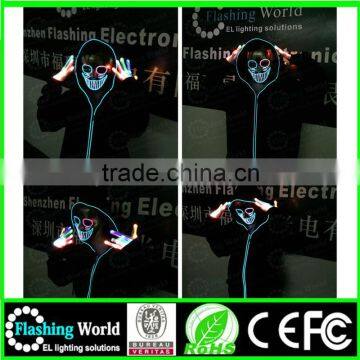 factory wholesale usa flashing merry christmas custom new design fasion party eye mask