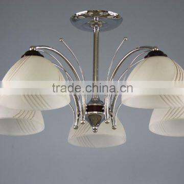 3 heads industrial semispherical matte glass ceiling light with Edison bulb Quality Popular