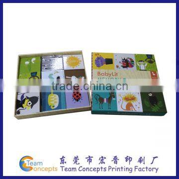 customized brand name memory game learning cards for child