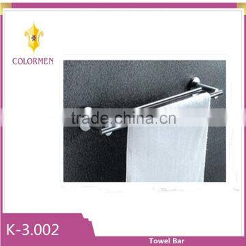 High quality stainless steel bathroom double towel bar, towel rail