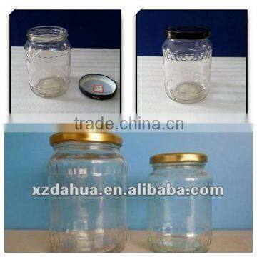 370ml 700ml glass pickle jar with screw cap DH445