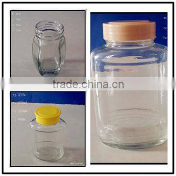 glass honey jars 80ml 350ml with factory price