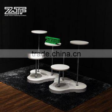 ZJF Round Shoe Display Showcase Table photo-2