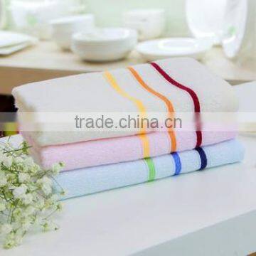 Thicken colorful Satin gear yarn dyed bamboo fiber towel