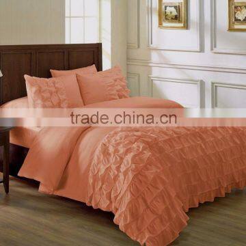 artwork frills duvet cover set